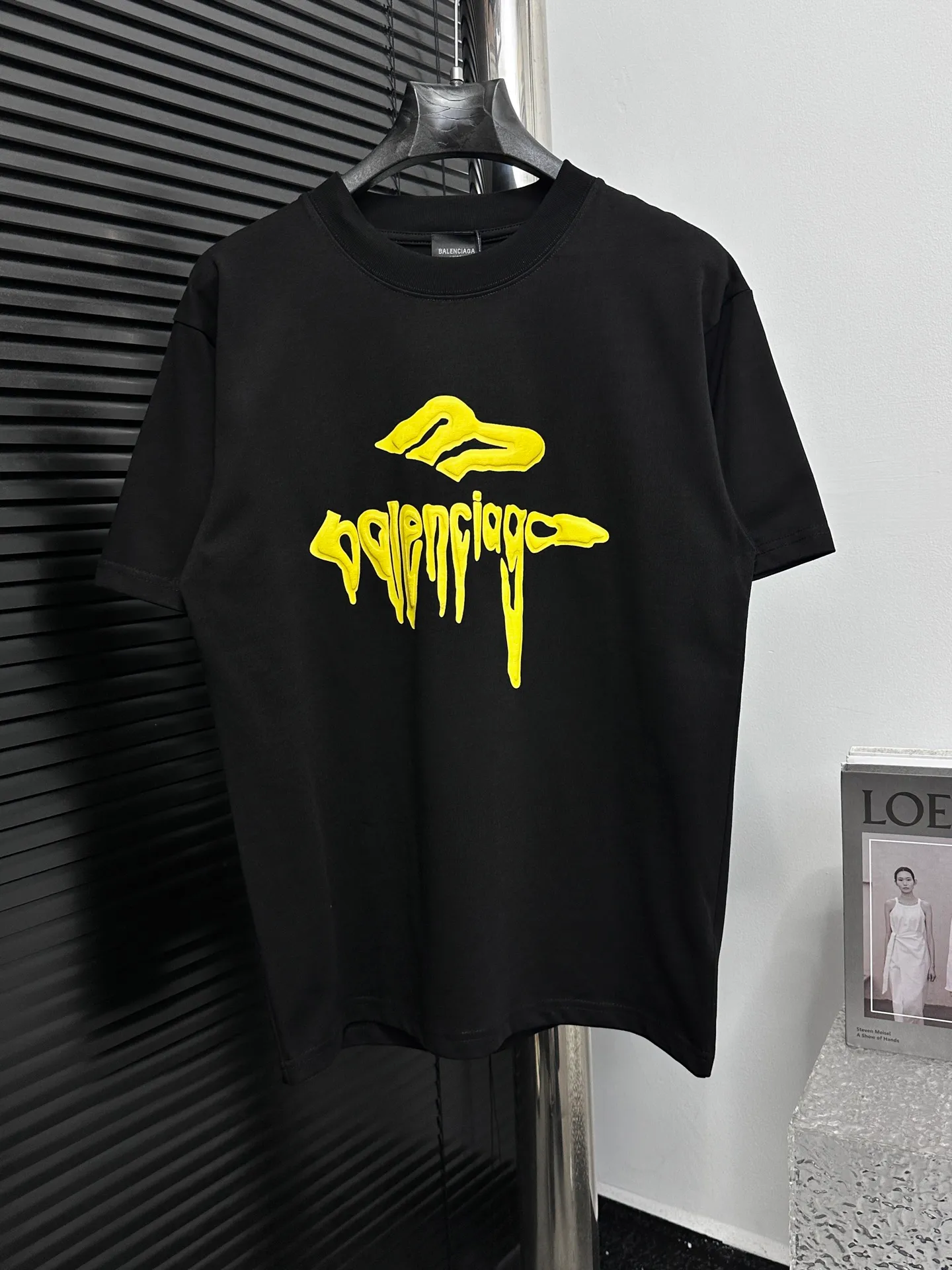 【Balenciaga】 3MNew Arrivallogo T Versatile T Same Style 280 ：Black White Sizes：S-XL